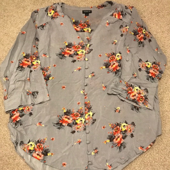 torrid Tops - Torrid Button Up Blouse